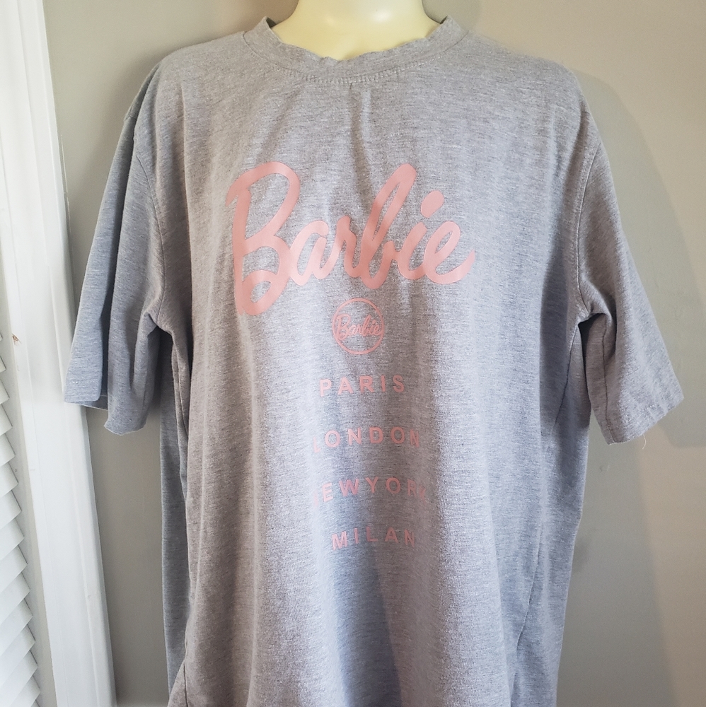 GRAY BARBIE X MISSGUIDED TSHIRT